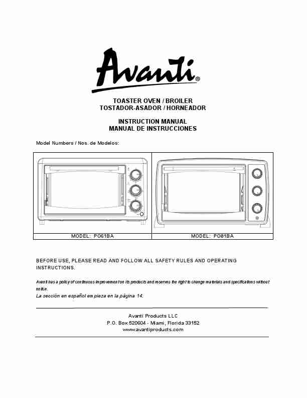 Avanti Toaster PO61BA-page_pdf
